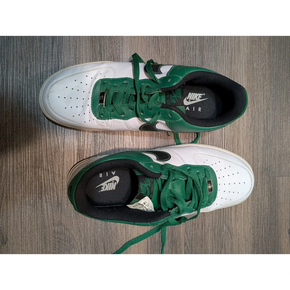 Nike Air Force 1 Low 07 White Forest Green 317295-101  Mens Size 10.5 2007 - Picture 3 of 8